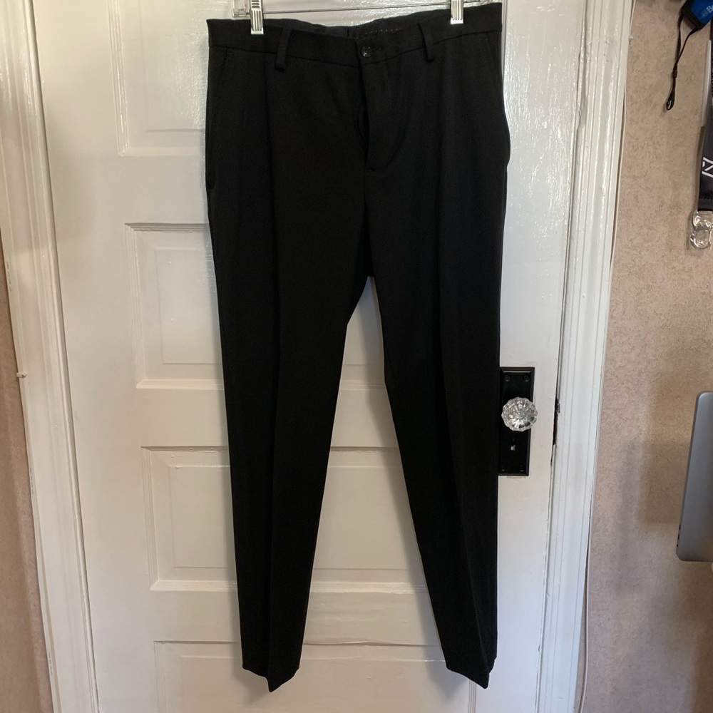 Zara Black slim fit trousers
